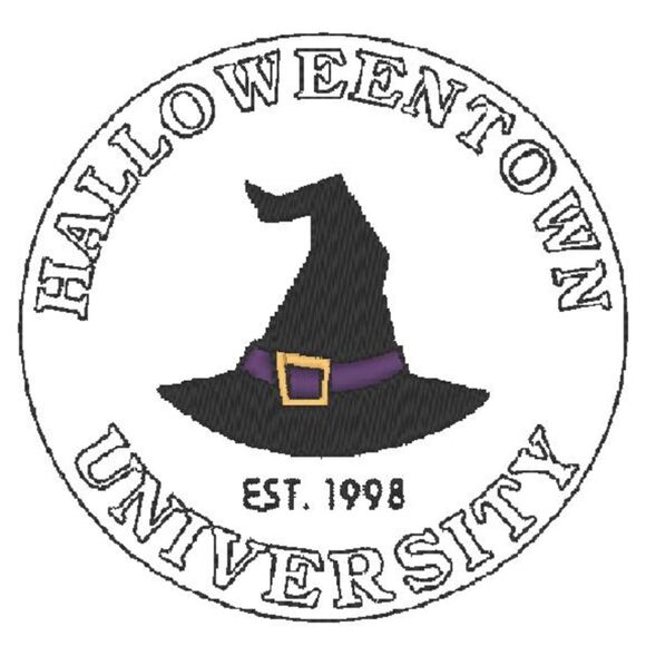 Halloweentown University Iron-On Embroidered Patch - Picture 1 of 1